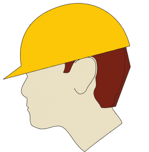 How should you wear your safety helmet to get maximum protection from it?